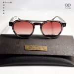 ⁦نظارة Clip on باللون البني⁩ - الصورة ⁦2⁩