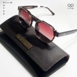 ⁦نظارة Clip on باللون البني⁩ - الصورة ⁦3⁩